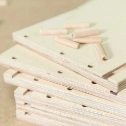 Confezione Da 400 Tasselli In Legno Da 8 Mm X 40 Mm - Tassello In Legno Massello Di Faggio Ideale Per Fresa Per La Lavorazione Del Legno - Adatto Per Maschera Di Foratura/guida Di Foratura. A -Elettrodomestici Negozio 99781959 3