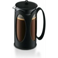 Caffettiera, Vetro Borosilicato - 3 Tazze (0,35 L), Nera -Elettrodomestici Negozio 99783073 5