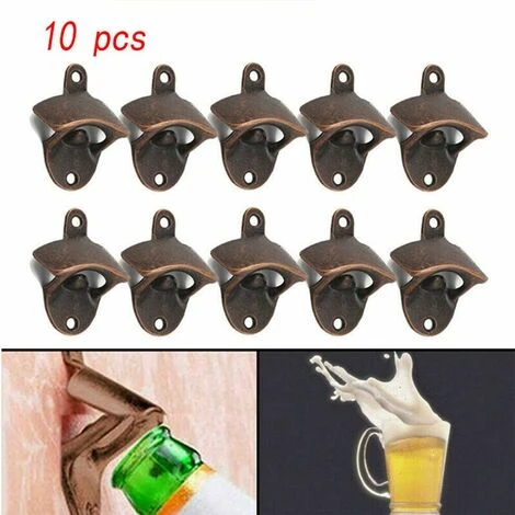 10 Pezzi Apribottiglie Da Birra Apribottiglie Da Bar Da Cucina Apribottiglie Da Parete Apribottiglie Da Birra 4 10 Pezzi Apribottiglie Da Birra Apribottiglie Da Bar Da Cucina Apribottiglie Da Parete Apribottiglie Da Birra - immagine 2